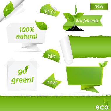 Eco Green Set clipart