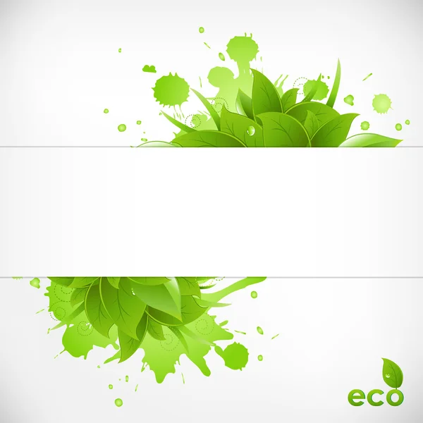 Eco barátságos háttér — Stock Vector