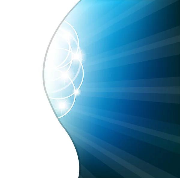 Abstrait fond bleu, illustration vectorielle — Image vectorielle