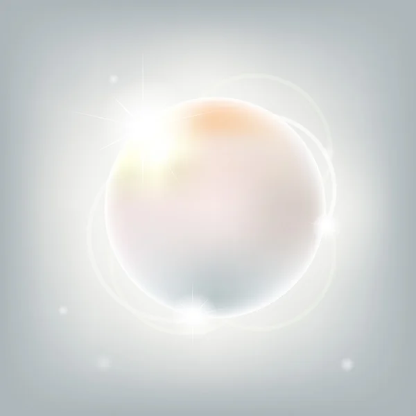 Abstraktní koule s hvězdami — Stockový vektor