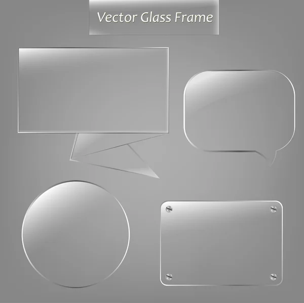 Frame Glazenset — Stockvector