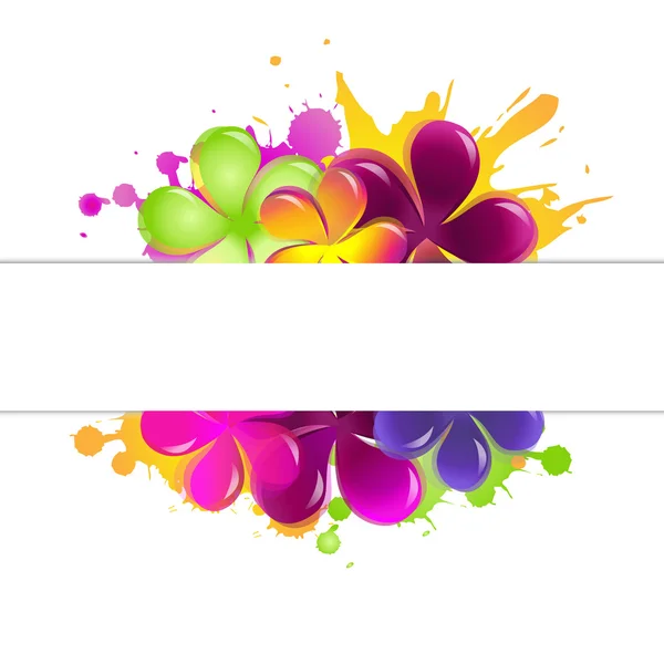 Abstract Flowers — Stock Vector