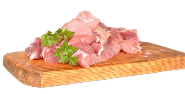 The pork cut with slices. — Stock Photo, Image