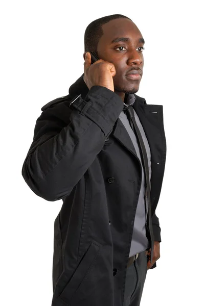 Uomo d'affari che fa una telefonata — Foto Stock