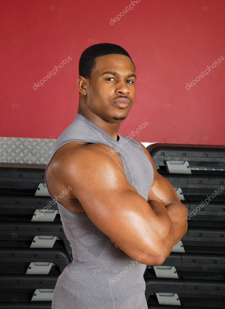 African American Fitness Trainer Stock Photo By ©Imabase, 45% OFF