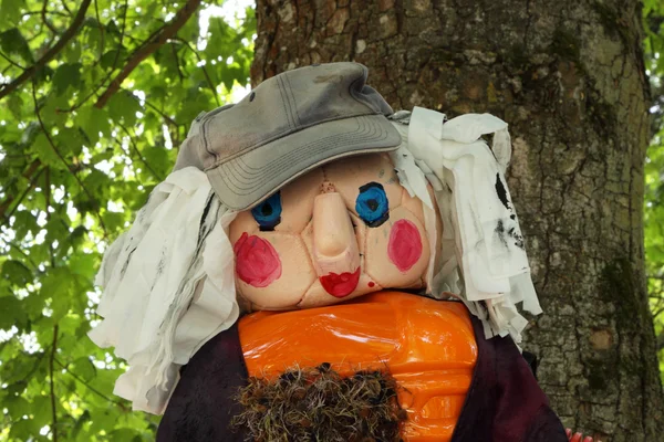 Scarecrow contest of all forms in France — Stock Photo, Image