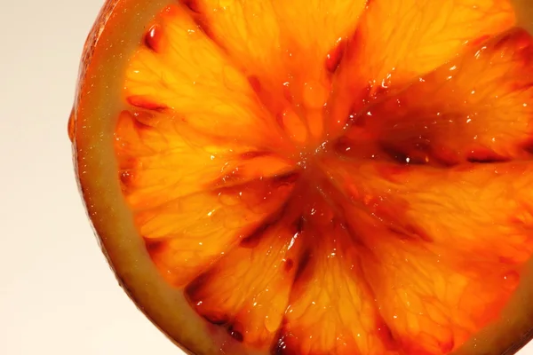Sangre naranja rebanada Cerrar —  Fotos de Stock