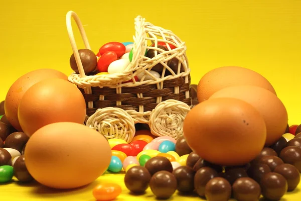 Bonbons aux œufs de Pâques — Photo