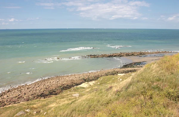 Landschaft der Opalküste in Frankreich — Stockfoto