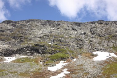 vahşi dere ve yaz aylarında Norveç şelaleler