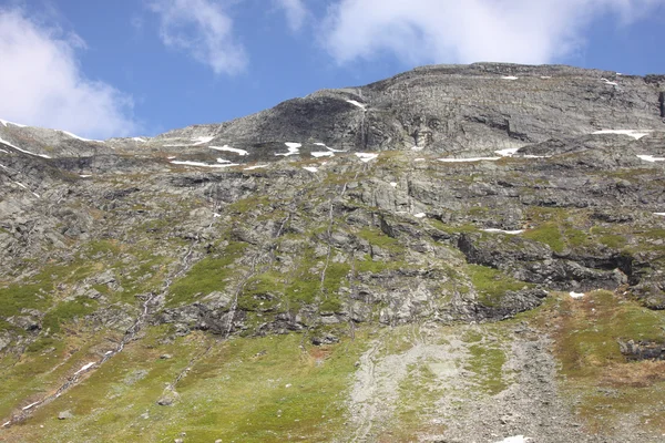 Divoké potoky a vodopády v Norsku v létě — Stock fotografie