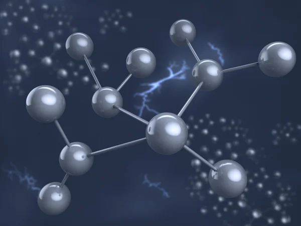 Stock image Chemical element. Molecule. Molecular connection.