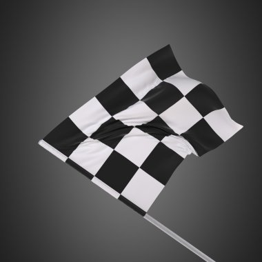 Flag for sporting events clipart