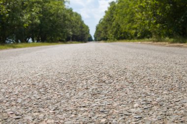 Road with asphalt clipart