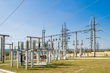 Switching substation clipart