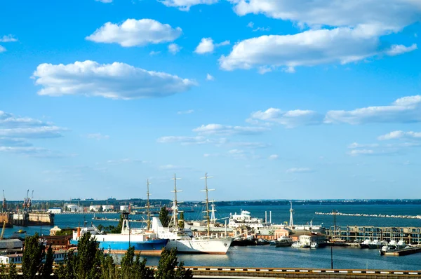 Marina port i odessa, Ukraina — Stockfoto