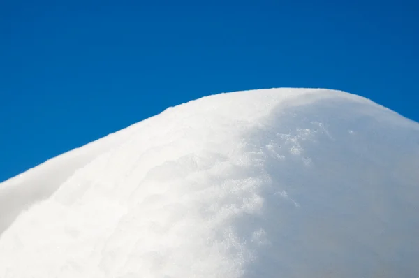 Snö och himmel — Stockfoto