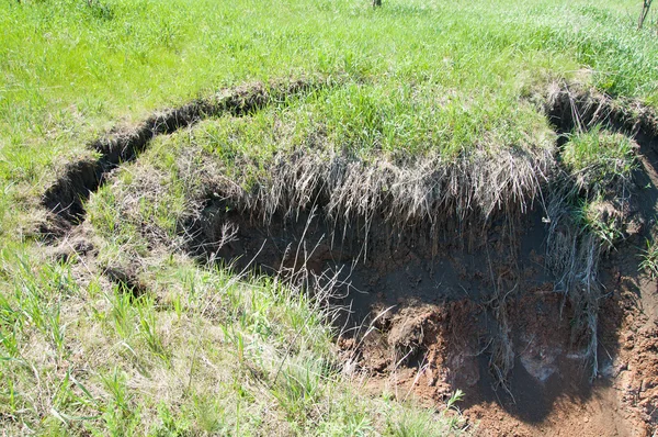Erosione del suolo — Foto Stock
