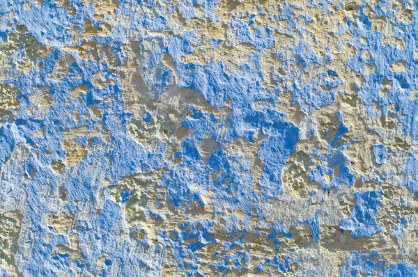 Vägg med blå och vita fläck — Stockfoto