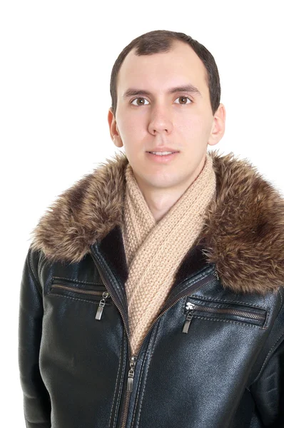 Чоловік одягнений на зиму — стокове фото