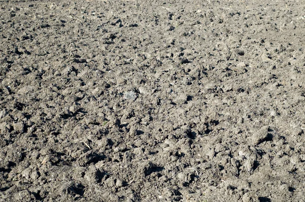 Черный распаханные поля — стоковое фото