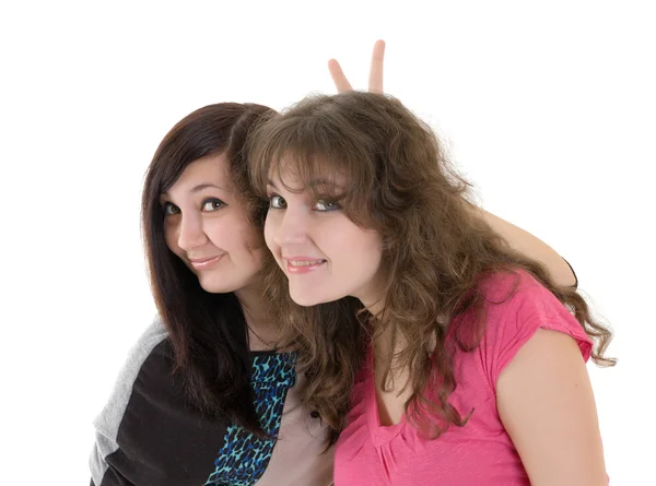 Two attractive girl — Stock Photo, Image