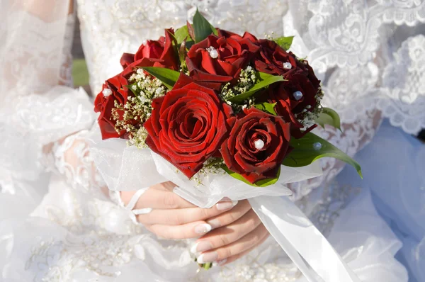 Bouquet di rose rosse — Foto Stock