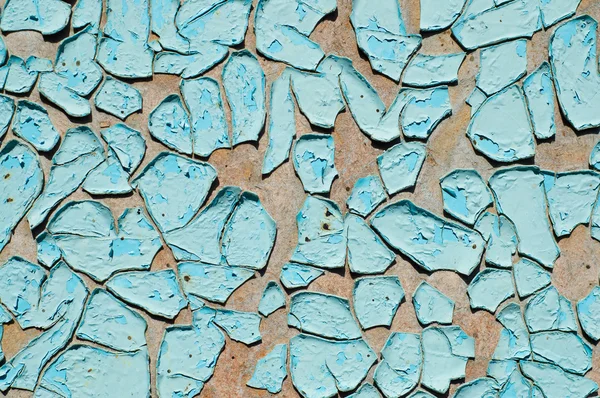 Blue cracked surface — Stock Photo, Image