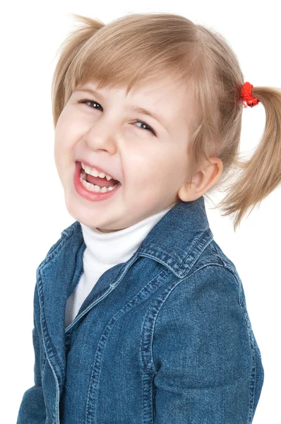 Lächelnde Mädchen — Stockfoto