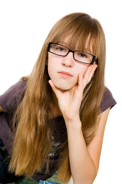 Adolescente en gafas —  Fotos de Stock