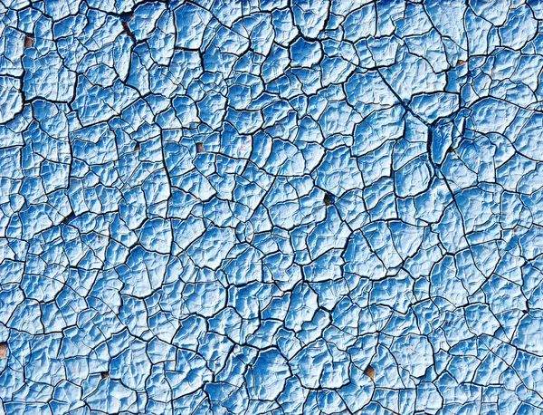 stock image Cracked blue surface