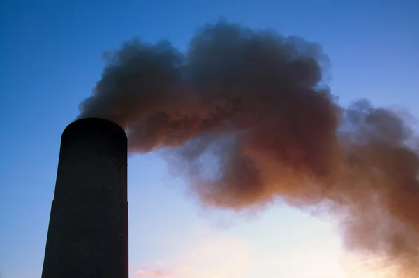 Contaminación en el cielo — Foto de Stock
