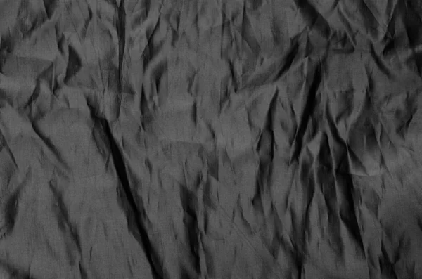 Black silk textured cloth — Stock Photo, Image