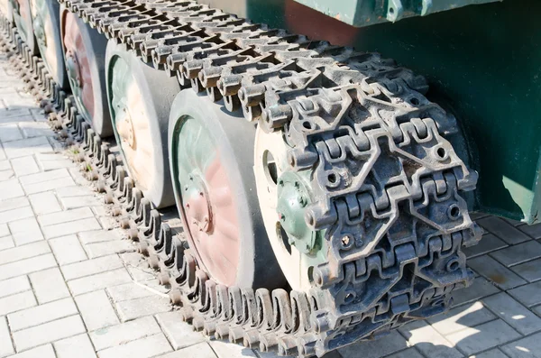 Tank's caterpillar — Stock Photo, Image