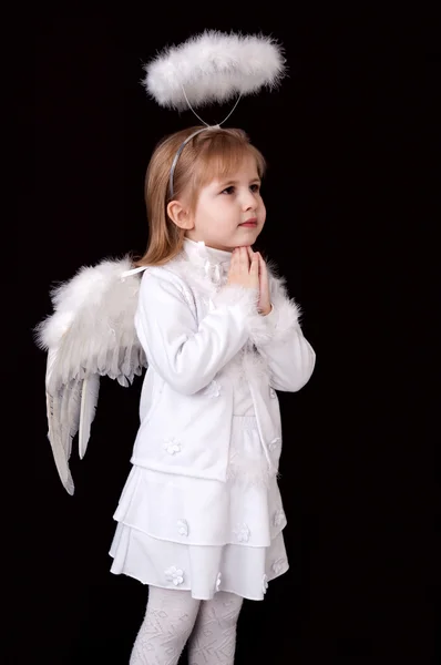 Praying little angel Royalty Free Stock Photos
