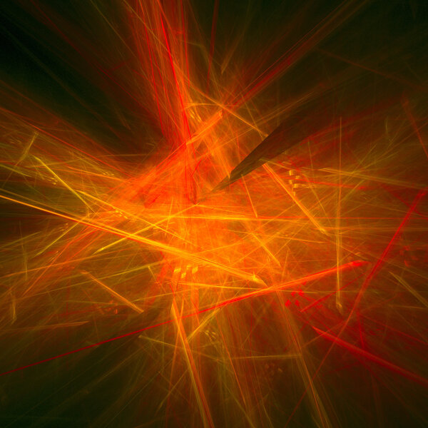 Good abstract figure to background. fractal rendered