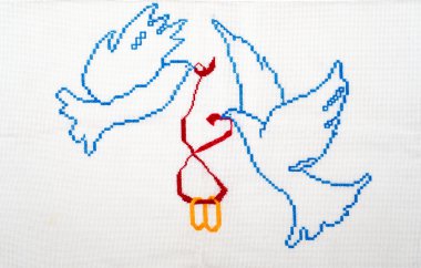 Embroidered good clipart