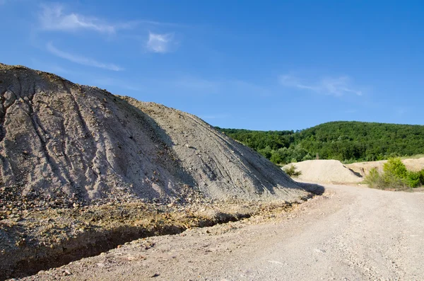 stock image Heap of geology material