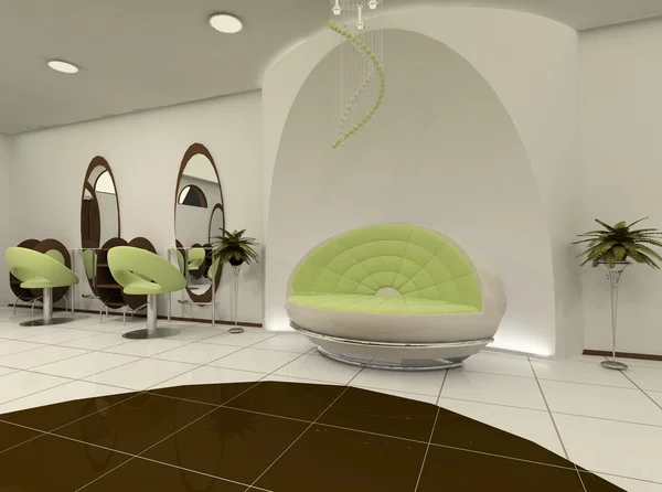 Interior of luxury beauty salon — Stock Photo, Image