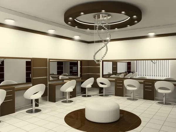 Interieur van luxe beauty salon — Stockfoto