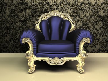 lüks iç dekoratif çerçeve ile modern Barok koltuk