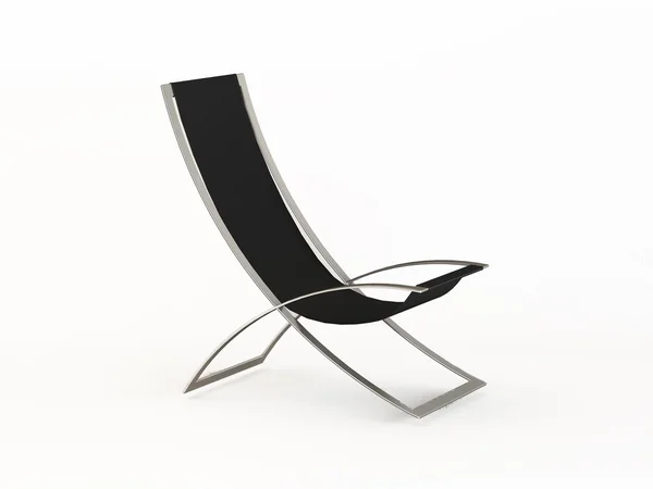 Fotel Hi-tech. plażowe łóżko, krzesło stylowe — Zdjęcie stockowe