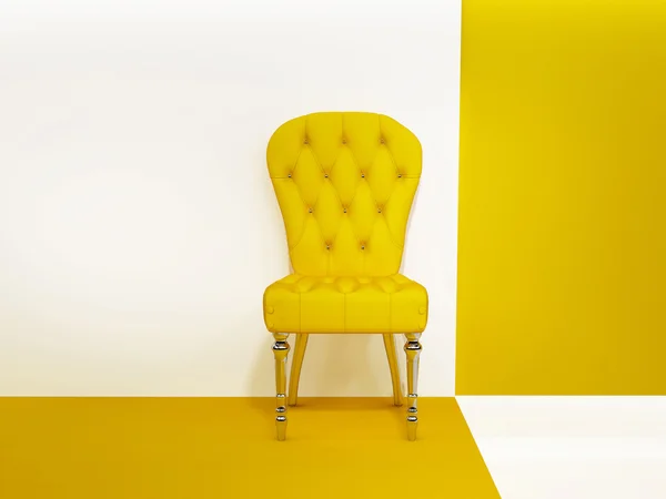 Sessel oder Stuhl im abstrakten Interieur — Stockfoto