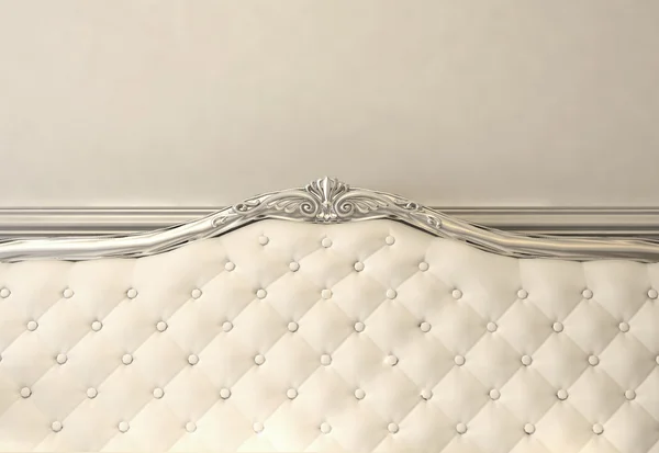 Schienale lussuoso del divano. Interno barocco — Foto Stock