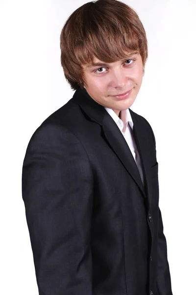 Portrait of a young businessman posing in studio — Stock Photo, Image