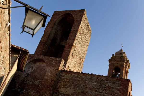 Città della Pieve, vicoli medievali — стоковое фото