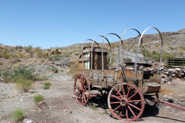 Old Wagon in Oatman, Arizona clipart