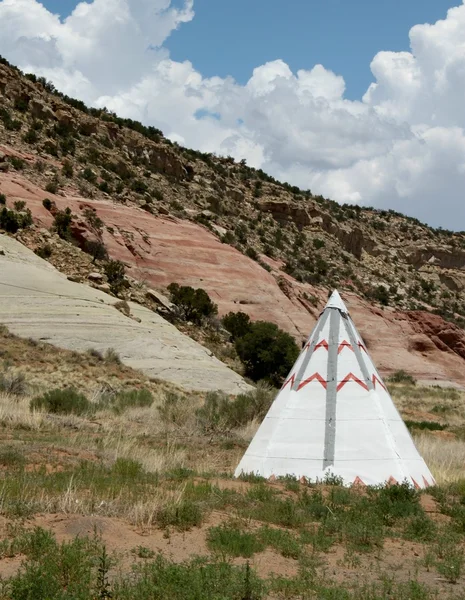 Tee Pee at Chief Yellow Horse in Arizona Royalty Free Stock Images