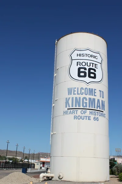 La route 66 kingman, arizona Fotografia Stock