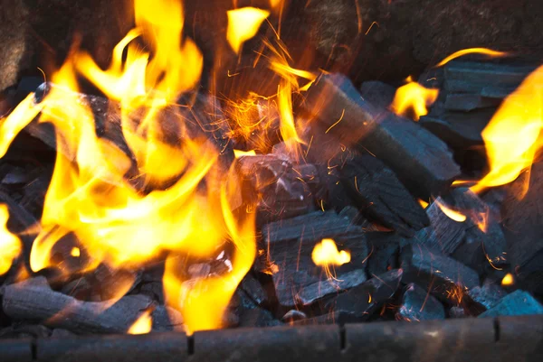 stock image We kindle coals in a brazier